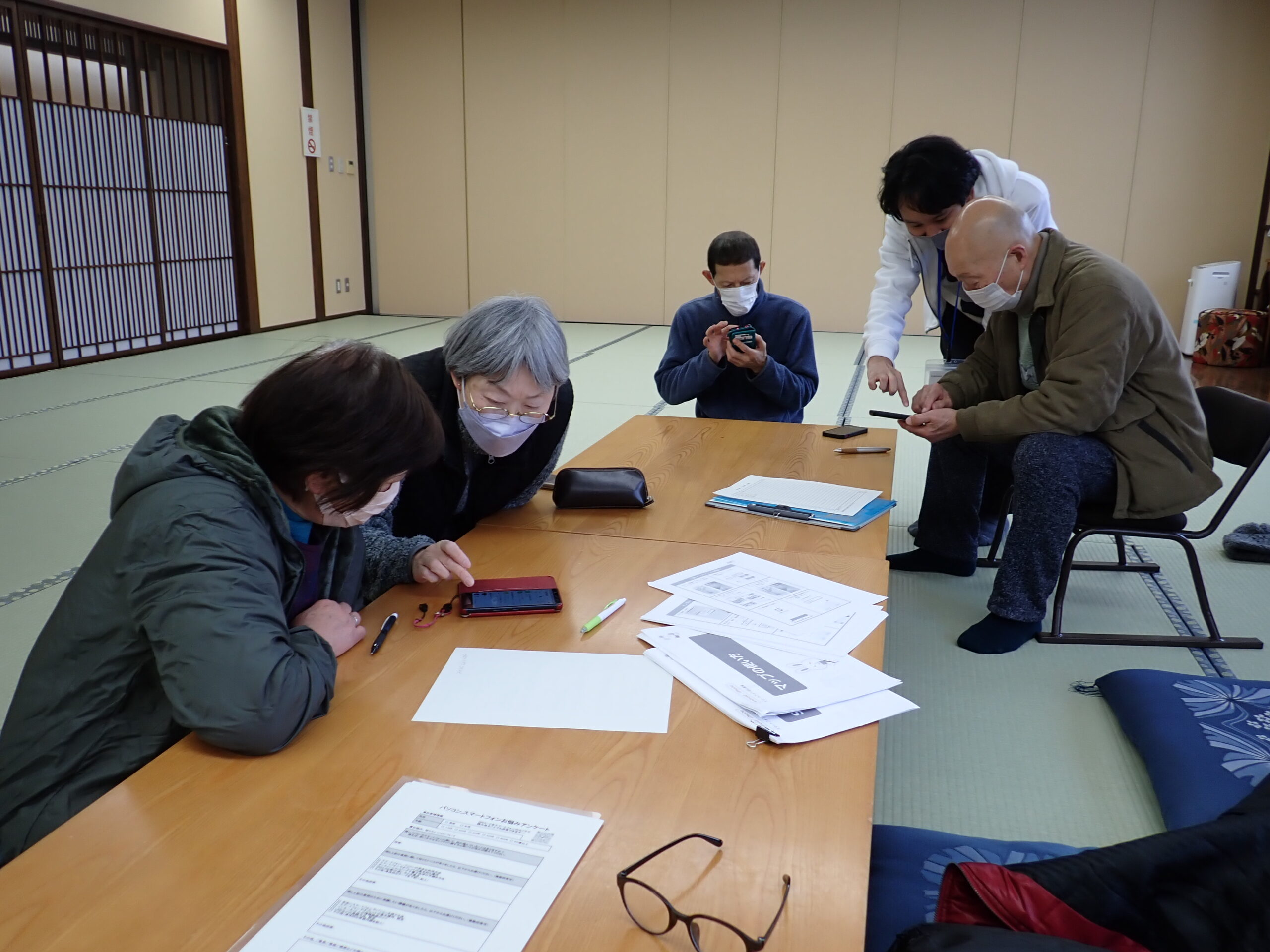 東成瀬村教育委員会共同 第1回「スマホ教室」を実施いたしました